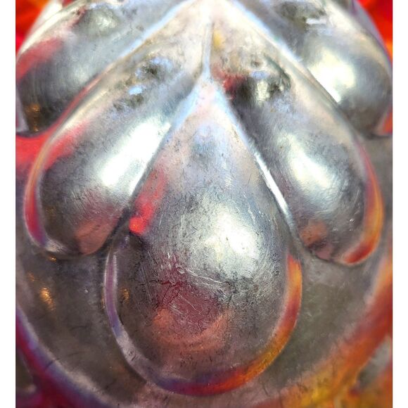 Vintage MCM German Fleur De Lis Aluminum European Cake Bread Baking Mold Decor - Picture 6 of 9